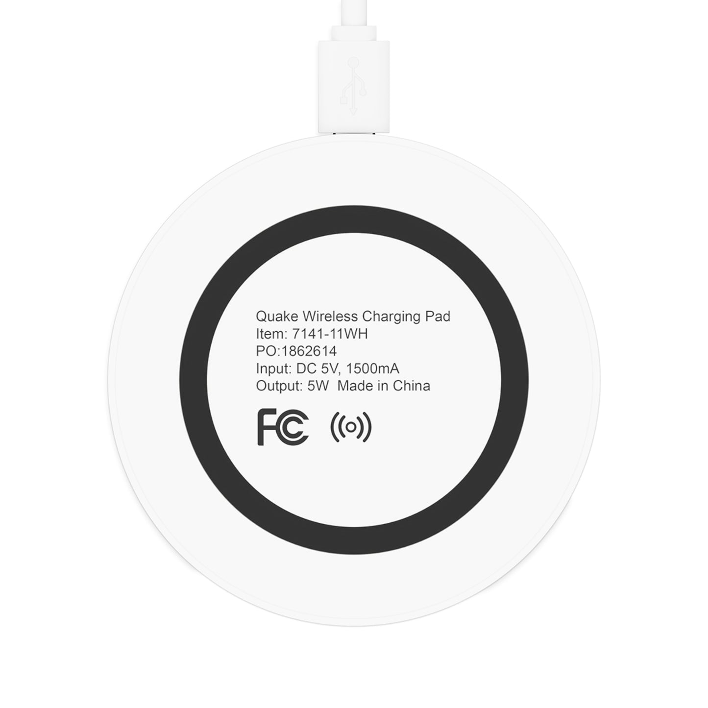 Copy of Wireless Charging Pad — Colorful Abstract Swirl Qi Charger